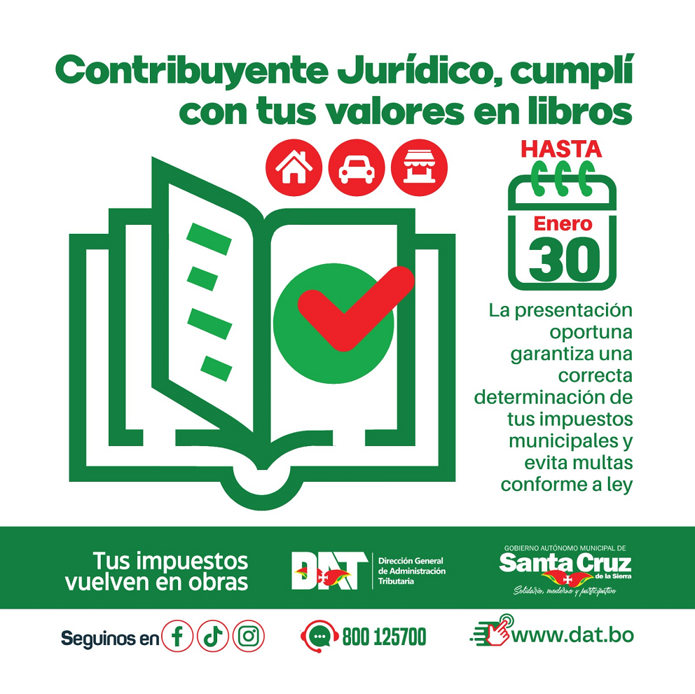 Contribuyente jurídico cumplí con tus valores en libro